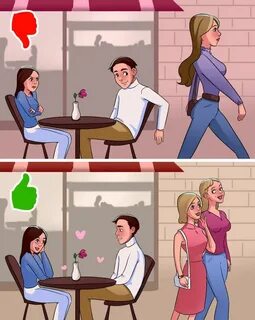 Комиксы женщина и мальчик