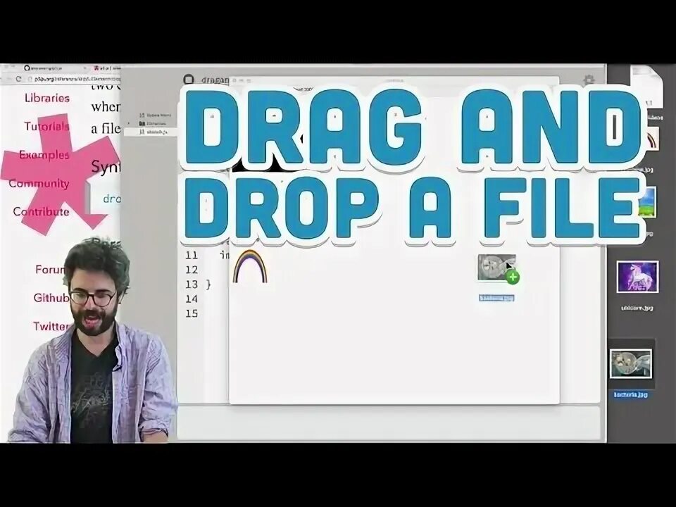 Drag scripts. Drag scripts