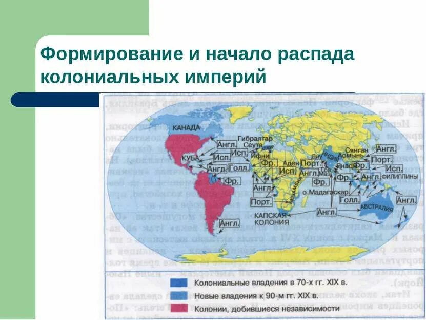 Распад колониальной. Начало распада колониальных империй. Формирование колониальных империй. Начало формирования колониальных империй.. Колониальные империи карта.