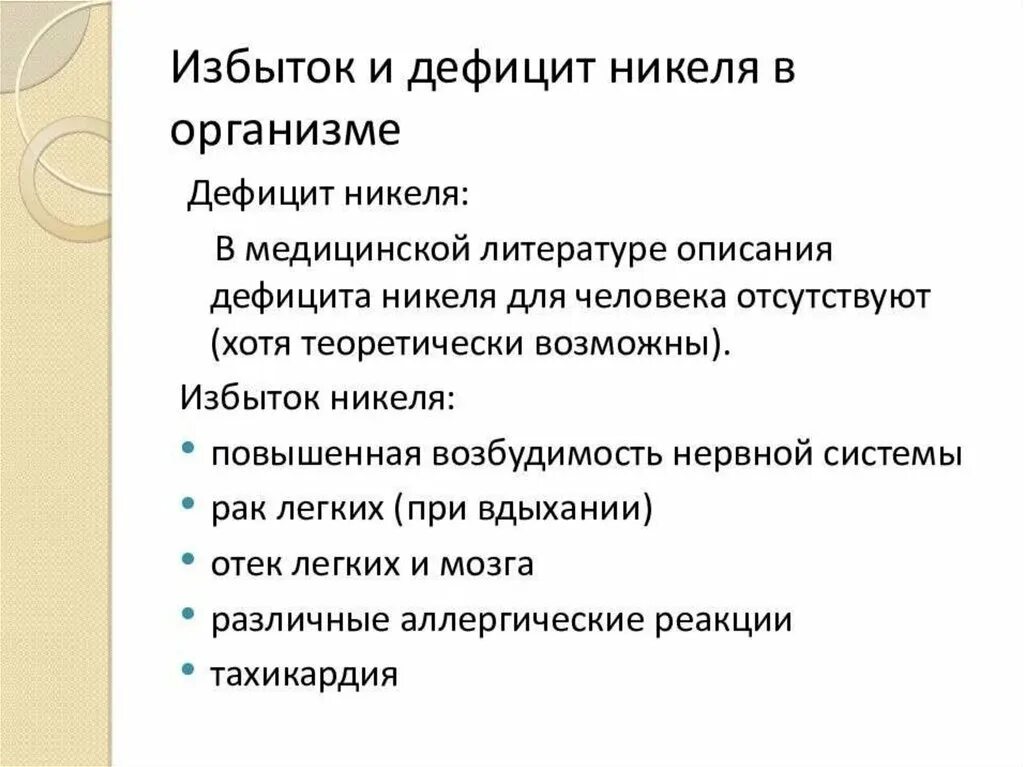 Избыток пафоса на словах 13 букв. Дефицит никеля в организме. Никель биологическая роль в организме человека. Роль никеля в организме человека. Недостаток никеля в организме.