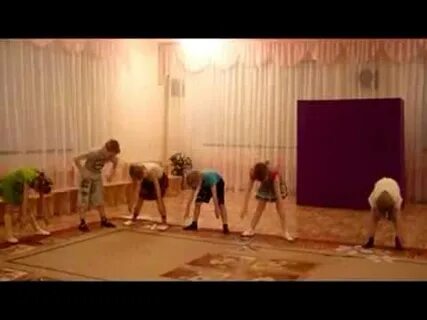 Гимнастика детский сад видео