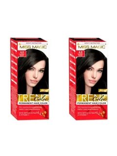 Крем-краска № 4.0 Натуральный коричневый 50 г 2 шт. 