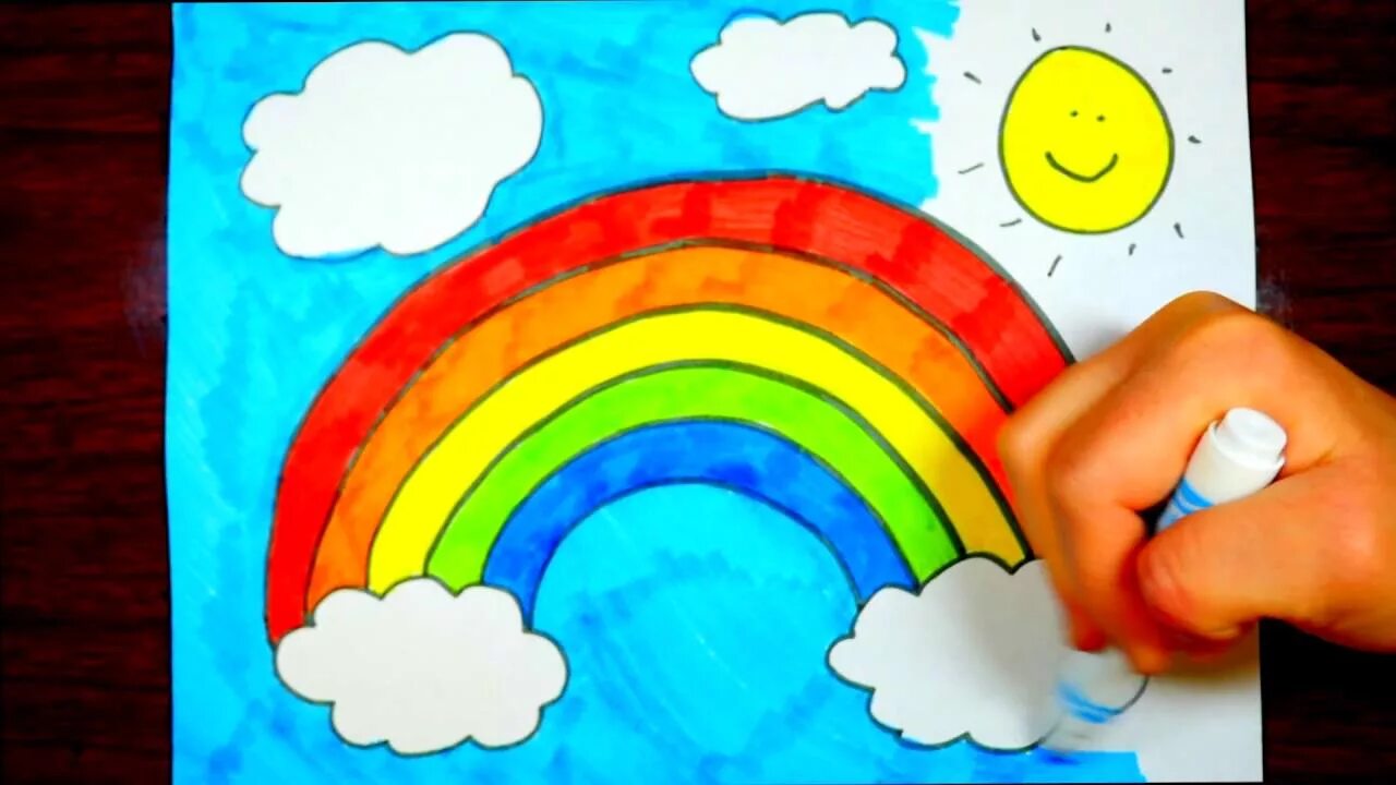 Рисование радуга старшая группа. Рисование Радуга. Радуга красками для детей. Радуга рисунок. Рисование радуги в старшей группе.