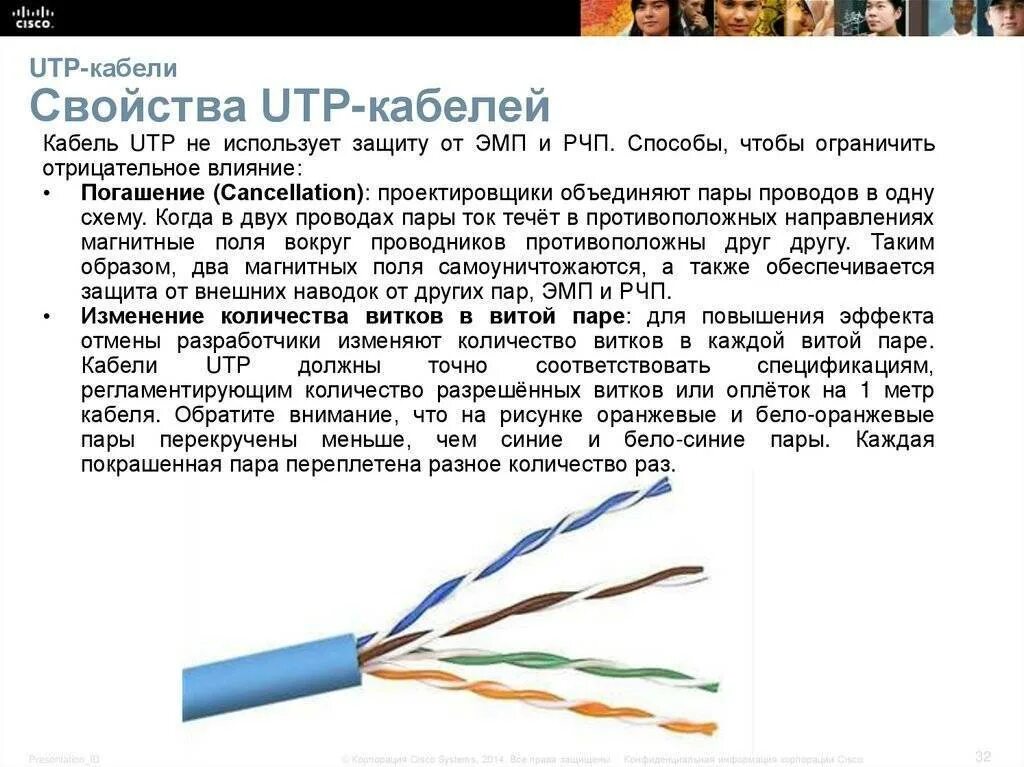 Достоинства витой пары