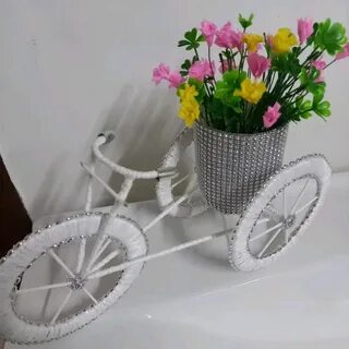Кашпо велосипед