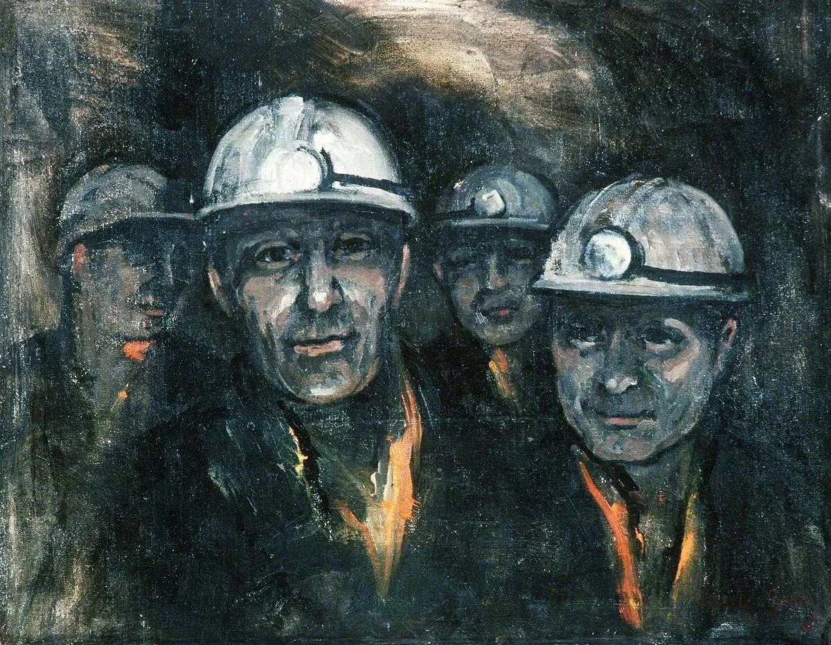 Шахтер арт. Шахтеры картина. шахтеры в живописи. советская живопись шахтеры.