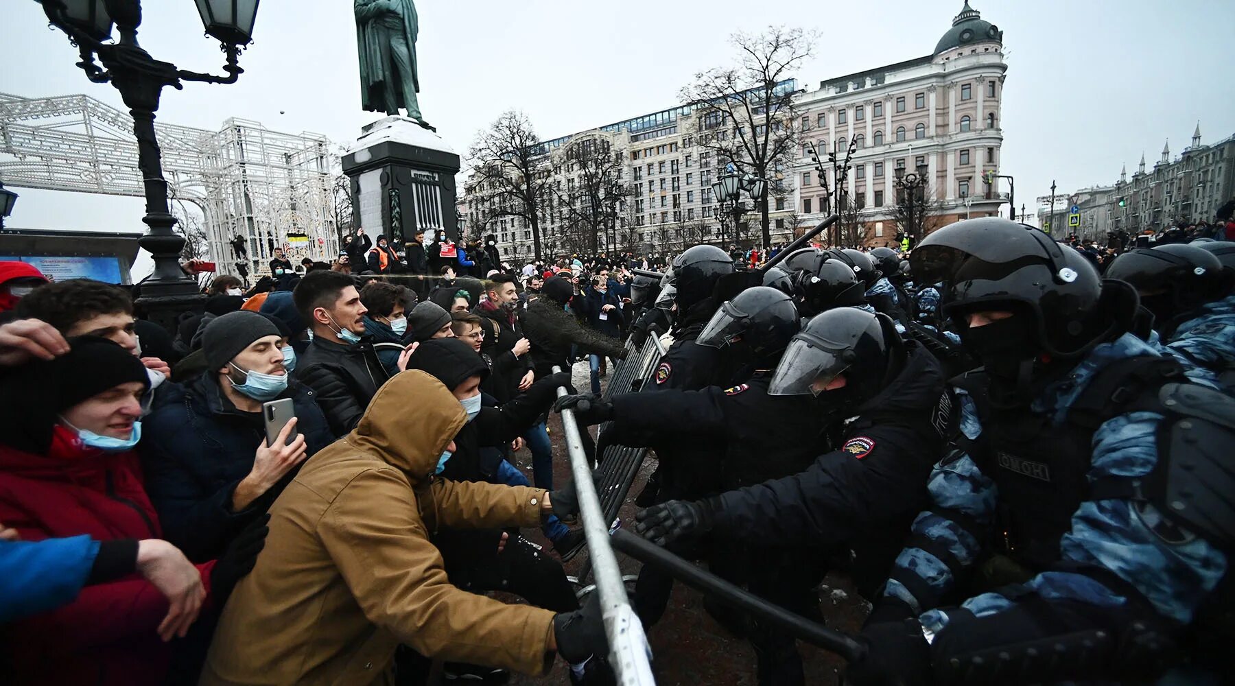 Пушкинская площадь Москва митинг 23. Протесты в Москве 23 января 2021. Митинг на Пушкинской площади. 5 го октября