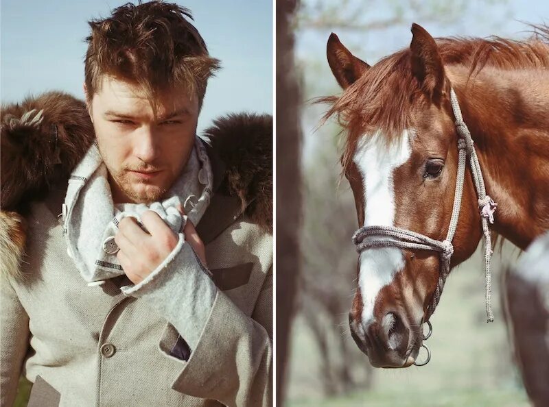 Мужчина лошадь и обезьяна. Парень с лошадью зимой. Парень на лошади. Мужчина на лошади зимой. Парень и конь.