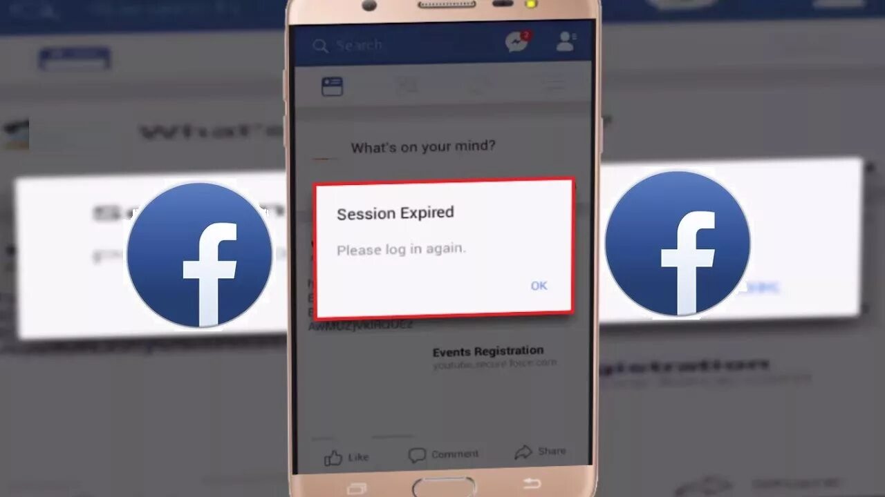 Ошибка браузера андроид. Фейсбук ошибка. session мессенджер. samsung session expired как включить.