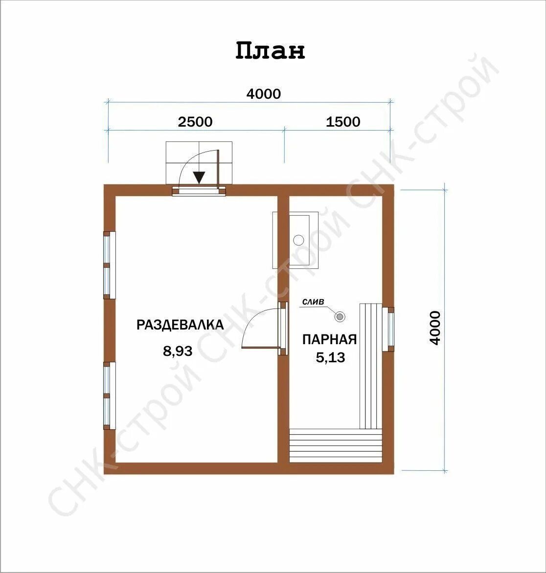 Баня 3х5 фото - DelaDom.ru