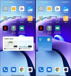 Виджеты xiaomi redmi