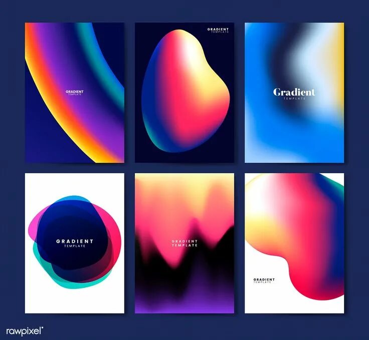 Градиент предметы. Плакаты с градиентом 2025. 3d gradient.