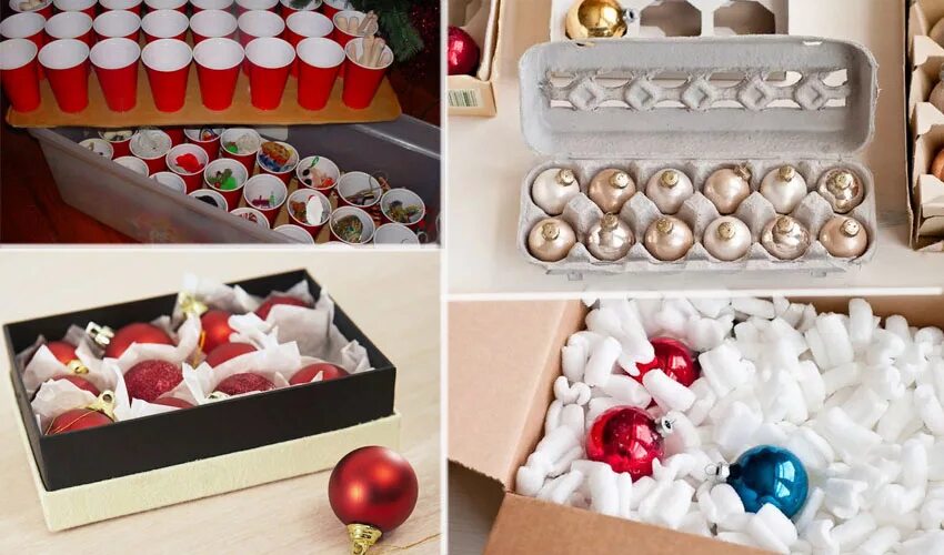Украшения ёлочные в коробке "сюрприз" набор 17 шт. Как хранить елочные игрушки. Ящик для хранения елочных игрушек. Хранение елочных игрушек. Коробка для елочных игрушек.