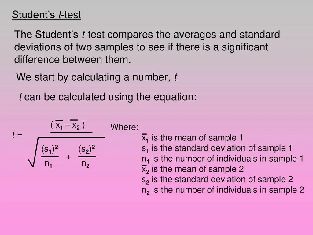 Student s test. T-тест. T Test Formula. Student t-Test. T Test examples.