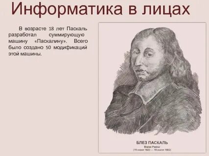 История в лицах презентация