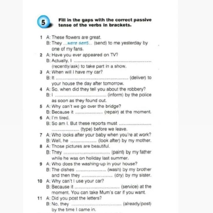 Fill in the verbs in passive. Fill in the gaps with the correct passive tense of the verbs in brackets. fill in the gaps with the verbs in passive. fill in the correct tense. &quot;2 fill in the gaps with the correct passive tense of the verbs in brackets.&quot;.