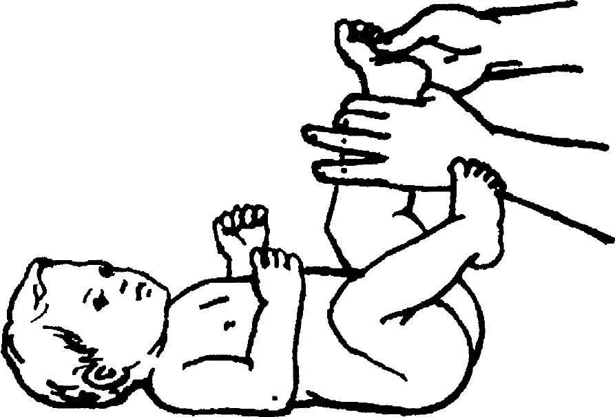 Рефлекс упражнение. Рефлекторное разгибание позвоночника. Гимнастика для грудничков 2 месяца для ножек. Приемы массажа для новорожденных. Младенец схематично.