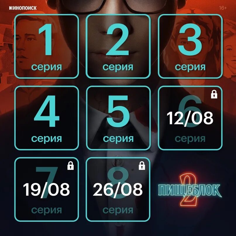 Выход серий пищеблок 3