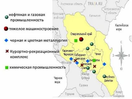 Северо кавказский промышленность