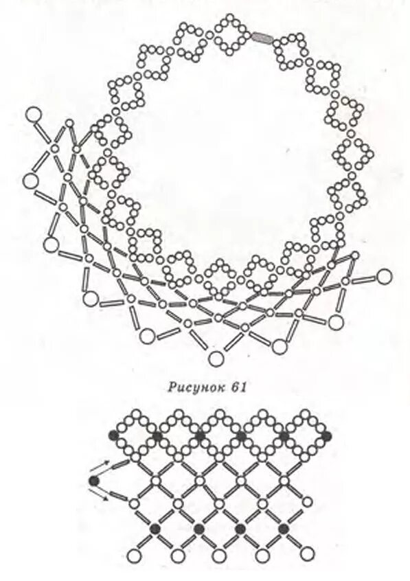 Схемы из стекляруса. Схема плетения колье из бисера и стекляруса. Схема колье из бисера схема плетения. Схема колье из бисера "черное кружево".