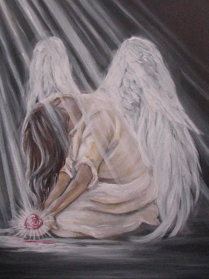 раненный ангел. ангел с перебитым крылом. грустная девушка ангел. ангел с повязкой на глазах. слепой ангел.