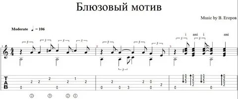 Простые табы для гитары для начинающих
