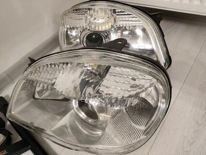 Би Led линзы в рестайлинговые фары шнивы - Chevrolet Niva GLX, 1,7 л, 2009 года 