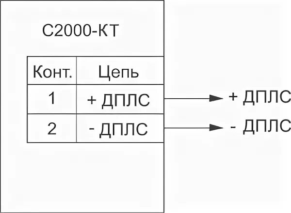 С2000 кдл схема