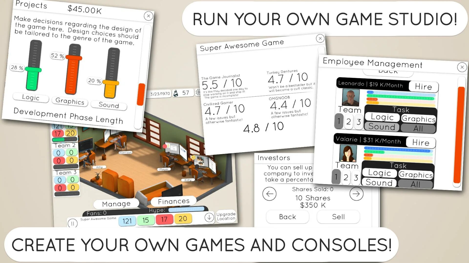 Game Studio Tycoon. Game Studio Tycoon 2. Game Studio creator. Game Studio Tycoon 3.