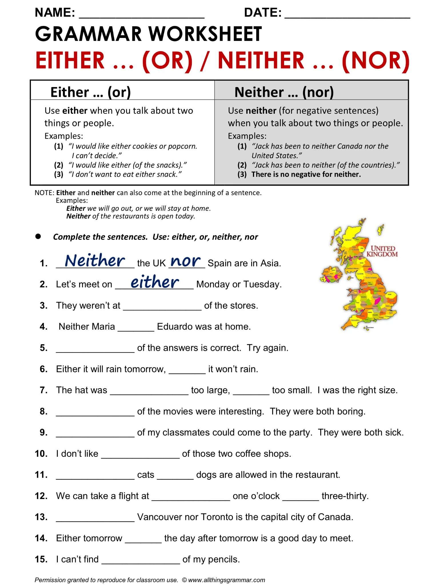 Both упражнение. Worksheets грамматика. Английская грамматика Worksheets. Both and either or neither nor Worksheets. Either or neither nor упражнения.