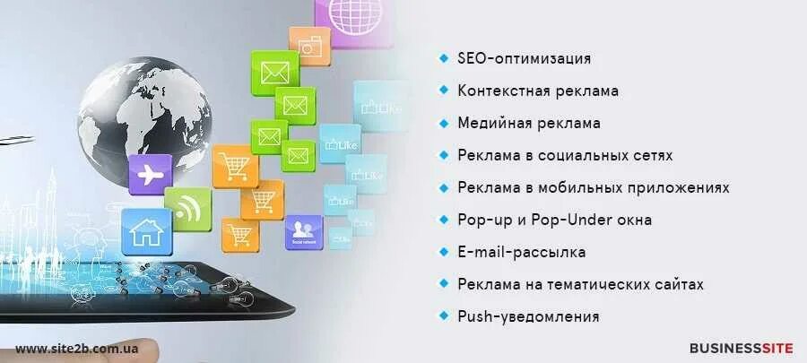Виды рекламы в сети интернет