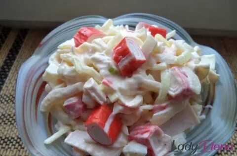 Крабовое мясо с огурцом