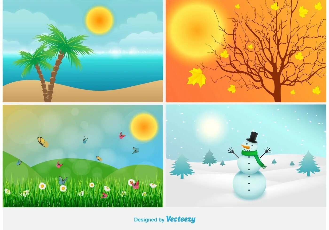 Пейзажи по временам года для дошкольников. Seasons для детей. Сезоны года для детей. Дети фон сезон года