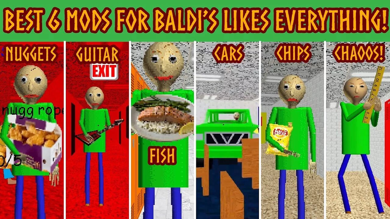 Baldis basics a little of everything. Baldi Basics vs Orange man. Baldi's Basics Mods. GAMEBANANA Baldi Mods. Baldi likes Nuggs (Mod).