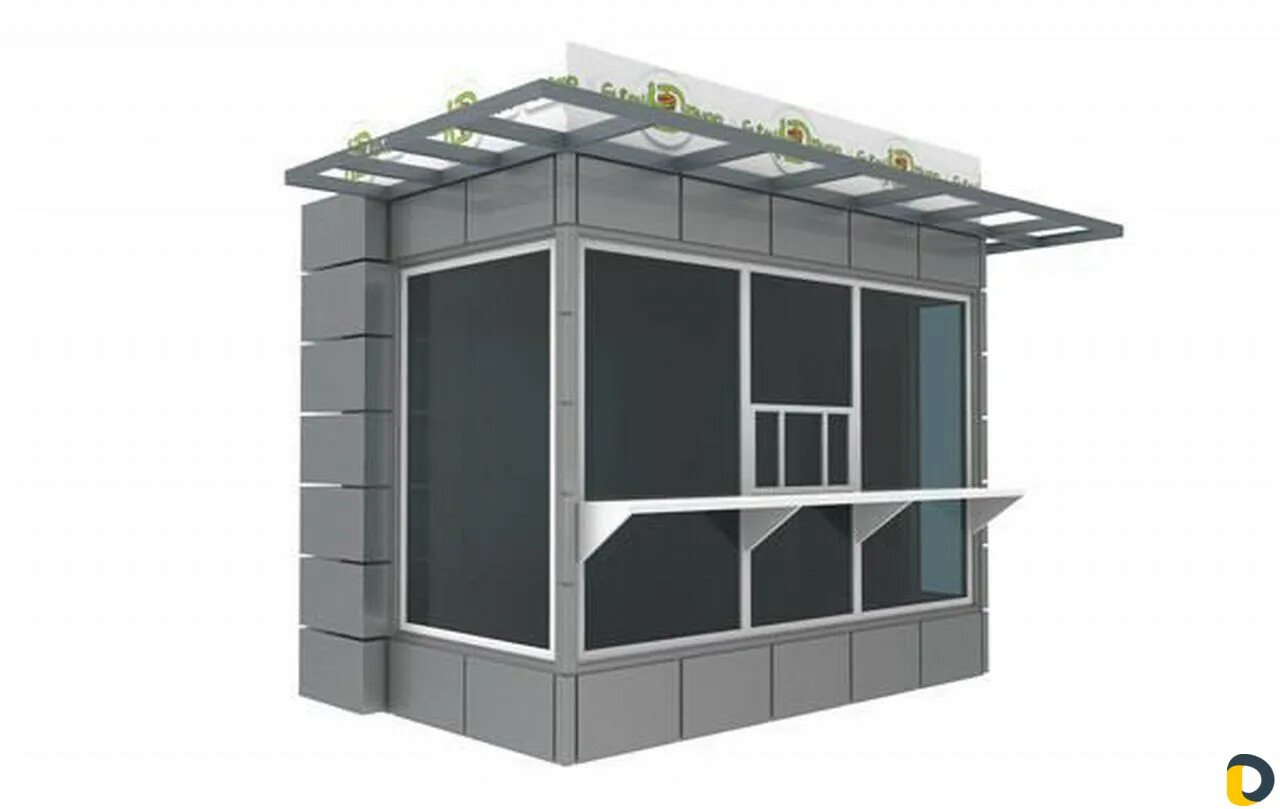 Торговый павильон 6х3 купава. Силовой каркас 6х4м. Необычные ларьки. Нто-6. Постройка киоска.