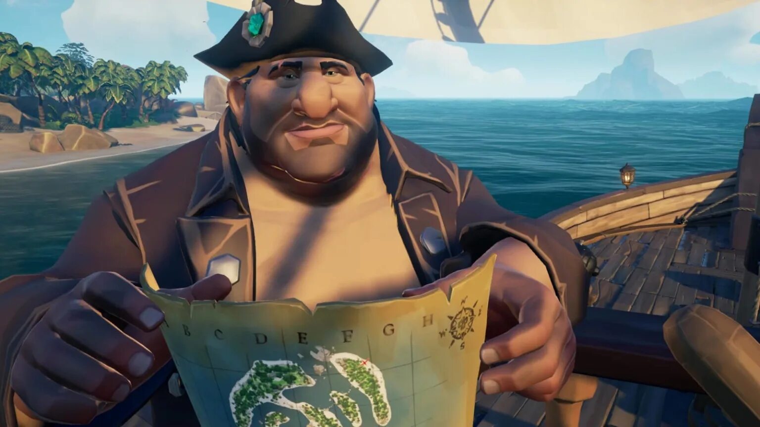 Как играть в пиратов. Меррик Sea of Thieves. Игра Sea of Thieves. Игра про пиратов Sea of Thieves. Жирный пират Sea of Thieves.