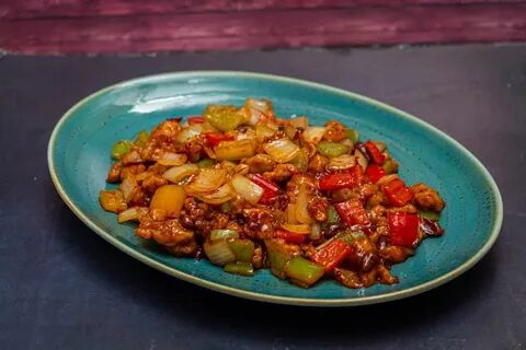 Овощи с острым соусом