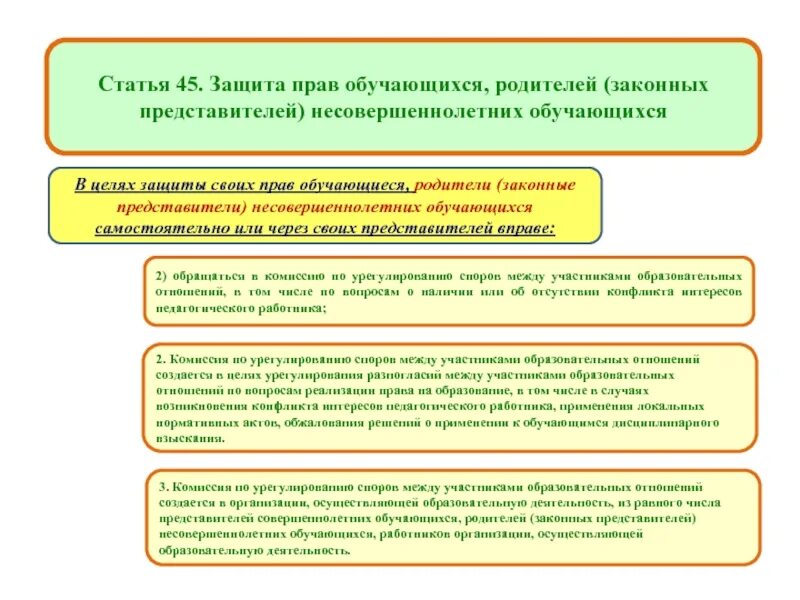 Законный представитель учащегося