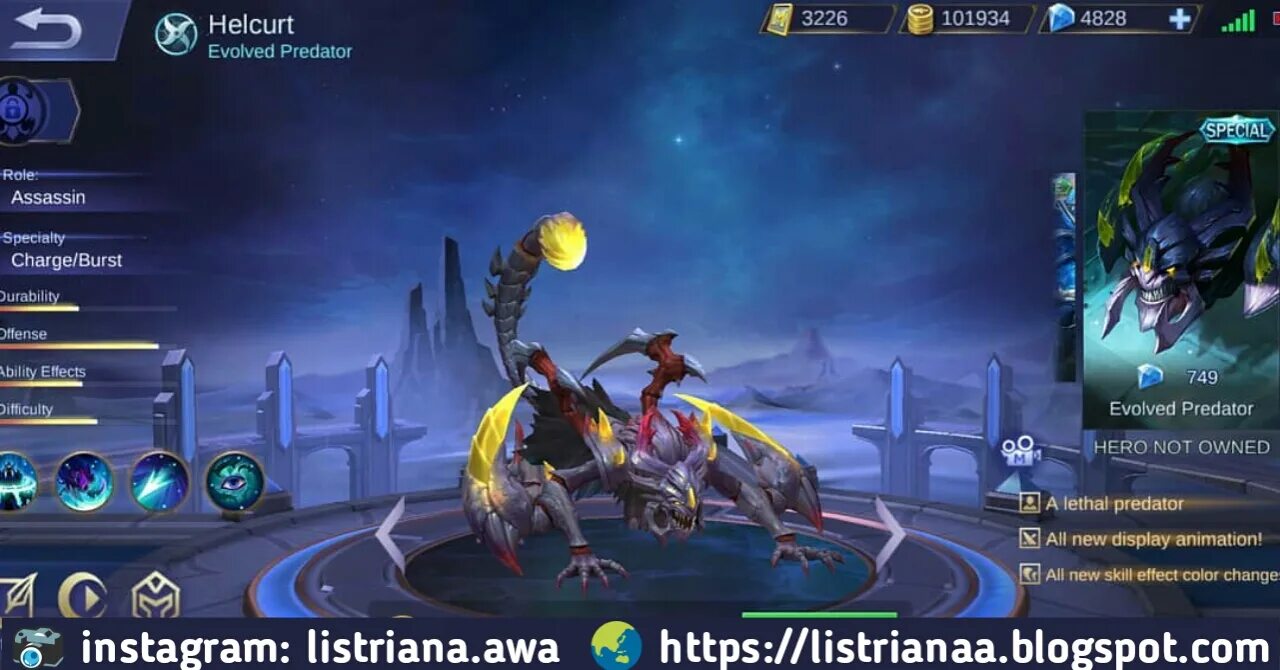 Mobile legend как получить скины. Хелкарт мобайл легенд. mobile legends bang bang хелкарт. хелкарт скорпион mobile legends. хелкарт мобайл легенд скины.