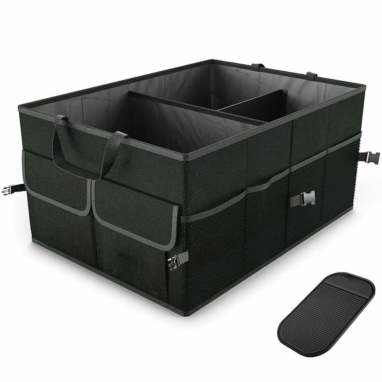 Складной органайзер в багажник. Органайзер trunk crate pro. органайзер в багажник activ 26x38x52cm black 117115. activ 26x38x52cm black 117115. органайзер 31 car trunk.