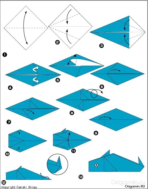 Оригами из бумаги Дельфин схема. Оригами кит из базовой формы. Оригами рыбка. Оригами морские обитатели для детей.