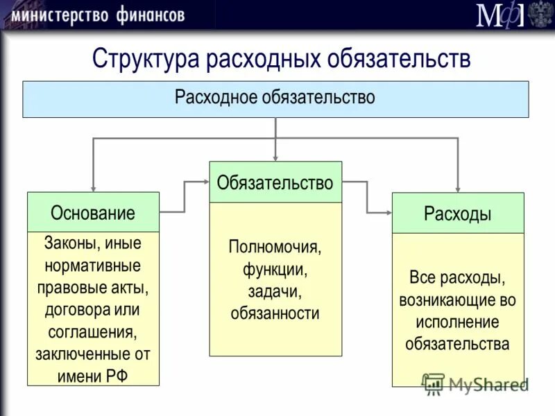 Расходные обязательства органов самоуправления