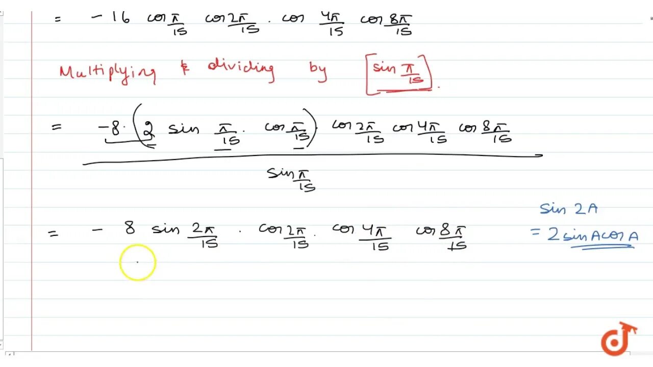 2 sin π 8 cos π 8. Cos (пи/16). Синус 15pi/4. Синус 15 пи на 4. Cos(Pi-Pi/4).