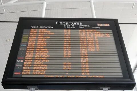 Departure check