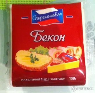Плавленый сыр с беконом
