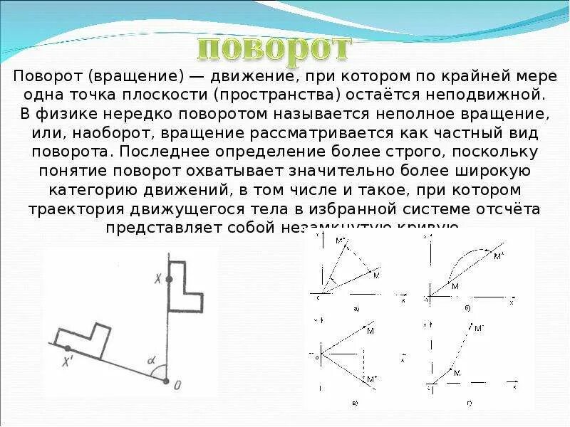 Поворот фигуры. Параллельный перенос и поворот. Поворот фигуры в геометрии. Построение параллельного поворота. Урок 11 класс движения