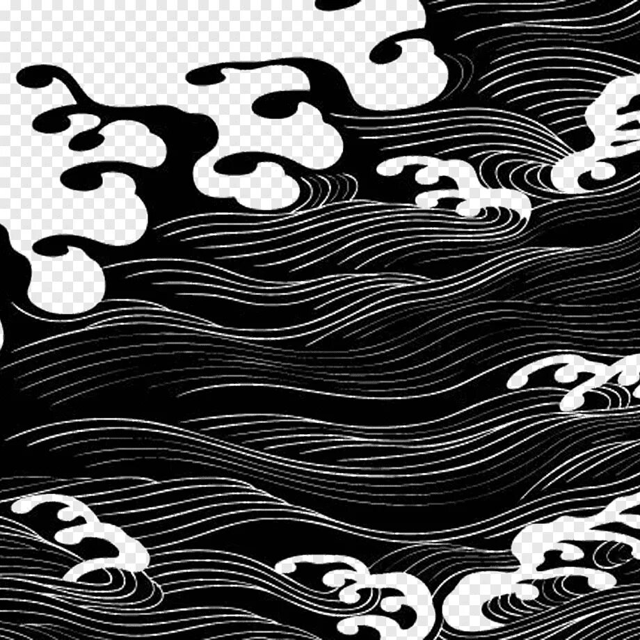 Текст черные волны. Японские узоры. Море Графика. Орнамент волны. Японский орнамент волны.