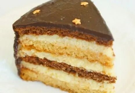 Торт птичье молоко с лимоном и манкой