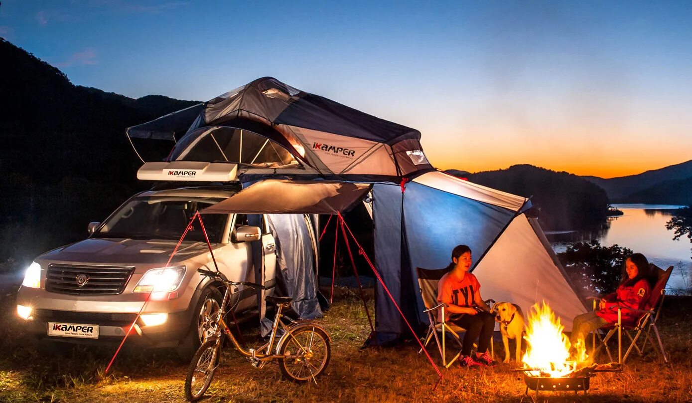 Camping with dad. Автокемпинг караванинг. Палатка на крышу автомобиля IKAMPER. Палатки для автотуризма. Туризм с палатками.