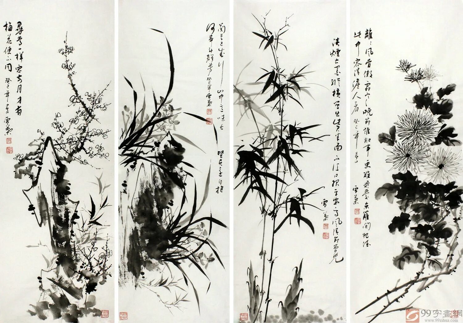 Значение китайских цветов. Четыре благородных растения Китая. Китайская живопись 4 благородных. Четыре благородных в китайской живописи. Четверо благородных в китайской живописи.